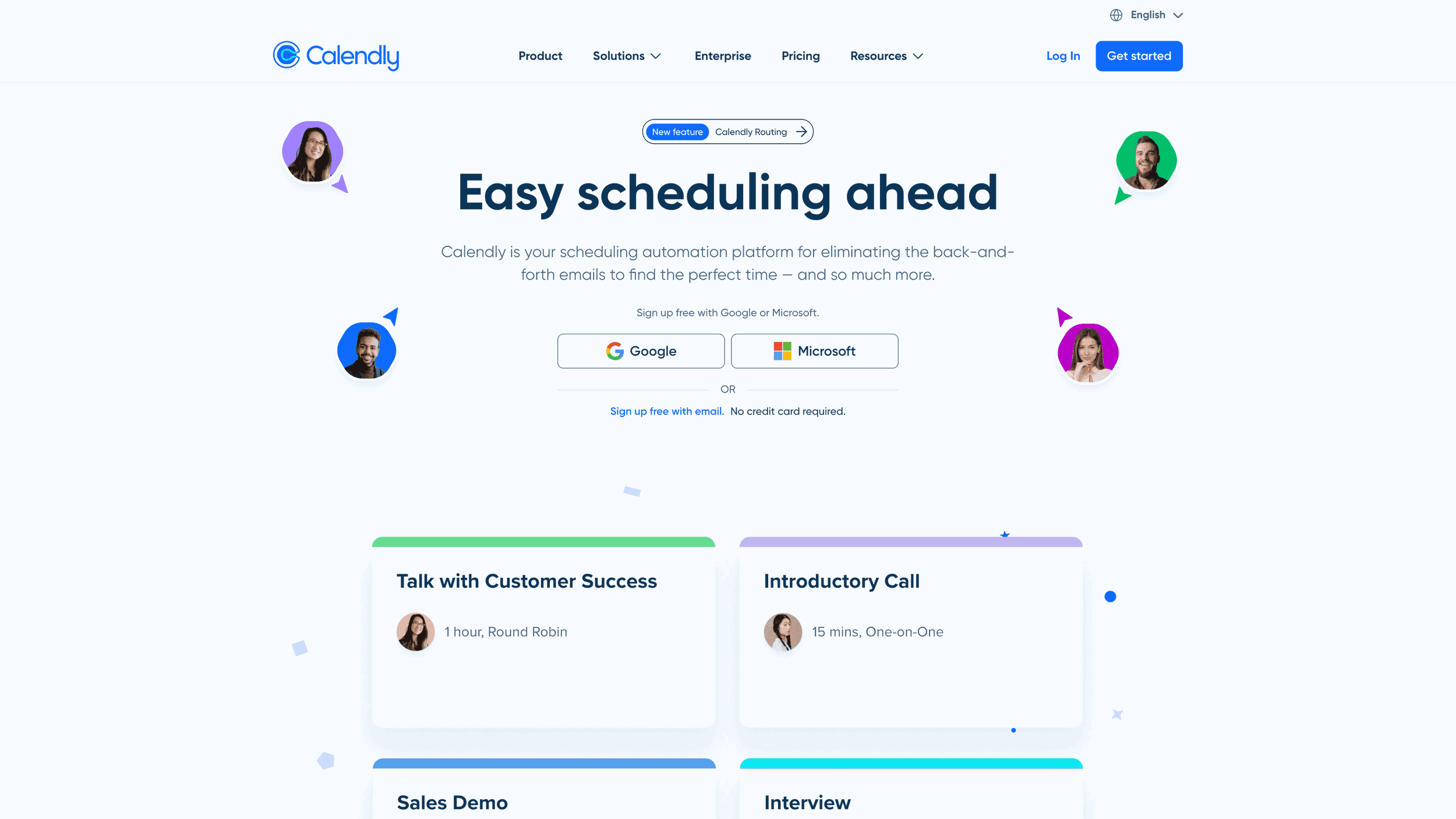 Calendly Website