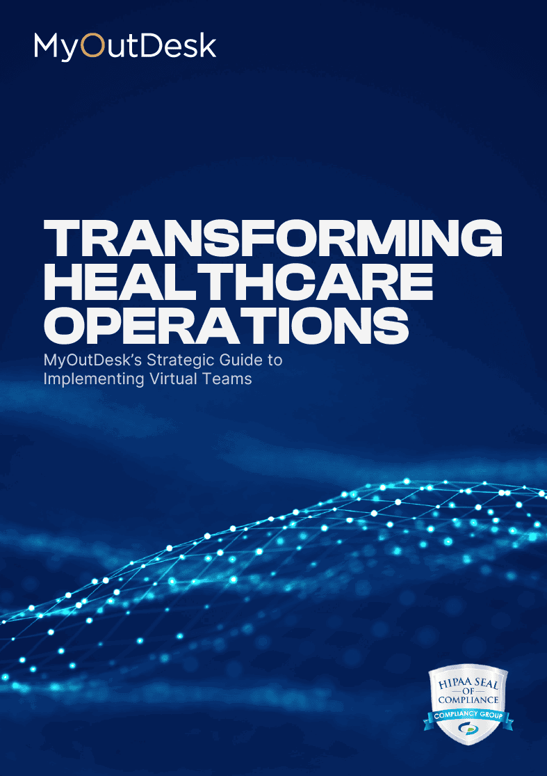 Whitepaper - MyOutDesk Tranforming Healthcare Operations Cover